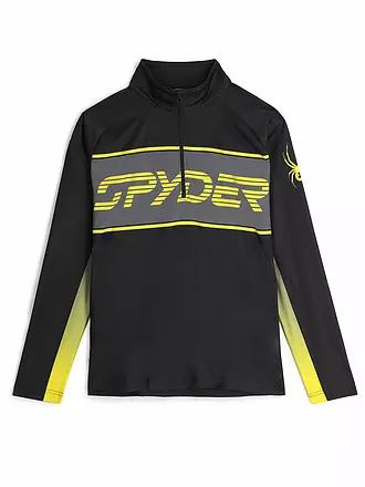 SPYDER | Zipshirt de sous-vêtement Paramount pour homme | gelb